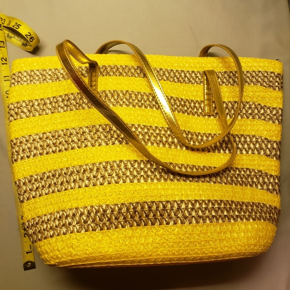 HP 😊 Beach/Book/Grocery John Frieda Zips Up Bag/Tote - Picture 2 of 7